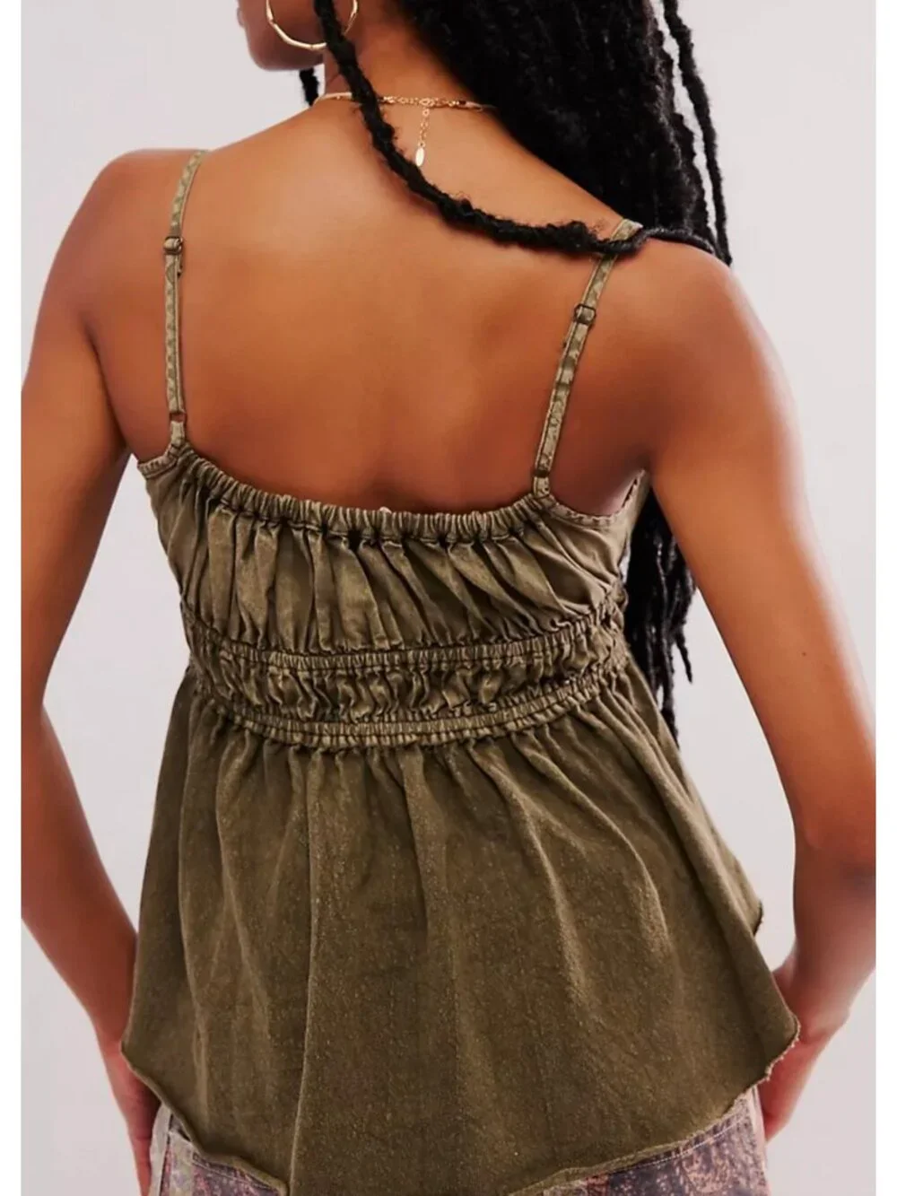 Free People We The Free Scarlett Tank - Sea Lion - Large - Picture 2 of 12